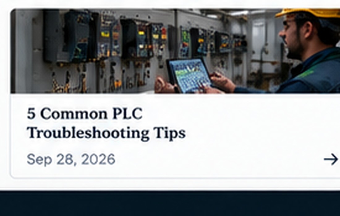 PLC Control Systems: Structure, Troubleshooting and Reliable Logic