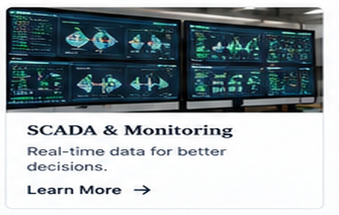 SCADA monitoring screens